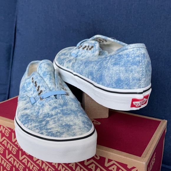 Vans Authentic Denim dstry MENS Winter Sky/Marshmallow - Picture 11 of 16